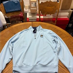 Fairway & Greene Light Blue Quarter-Zip Pullover